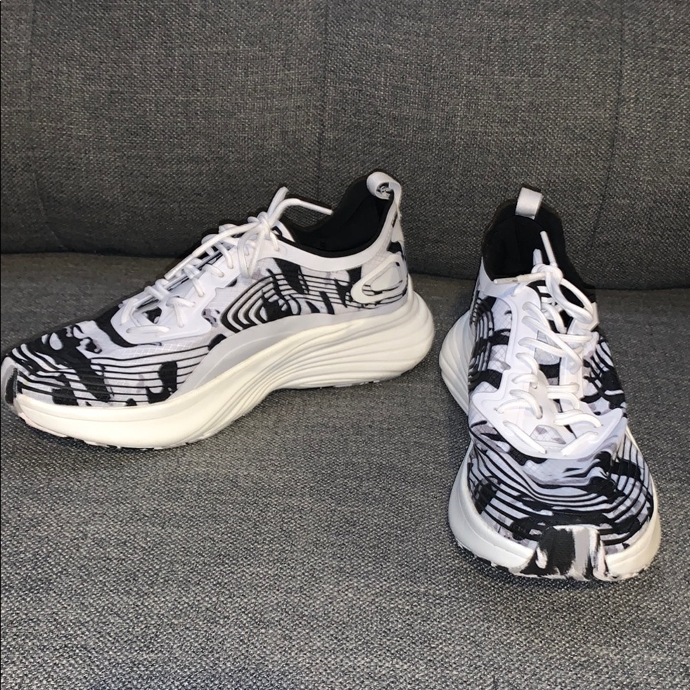 APL streamline camo Black and White Patterned Sneakers